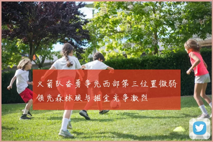 火箭队奋勇争先西部第三位置微弱领先森林狼与掘金竞争激烈